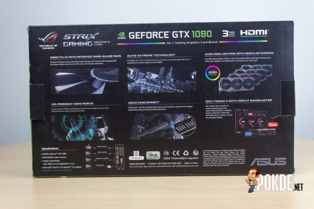 ASUS ROG STRIX GeForce GTX 1080 8GB OC Review — When It's More Than Just Muscles 32