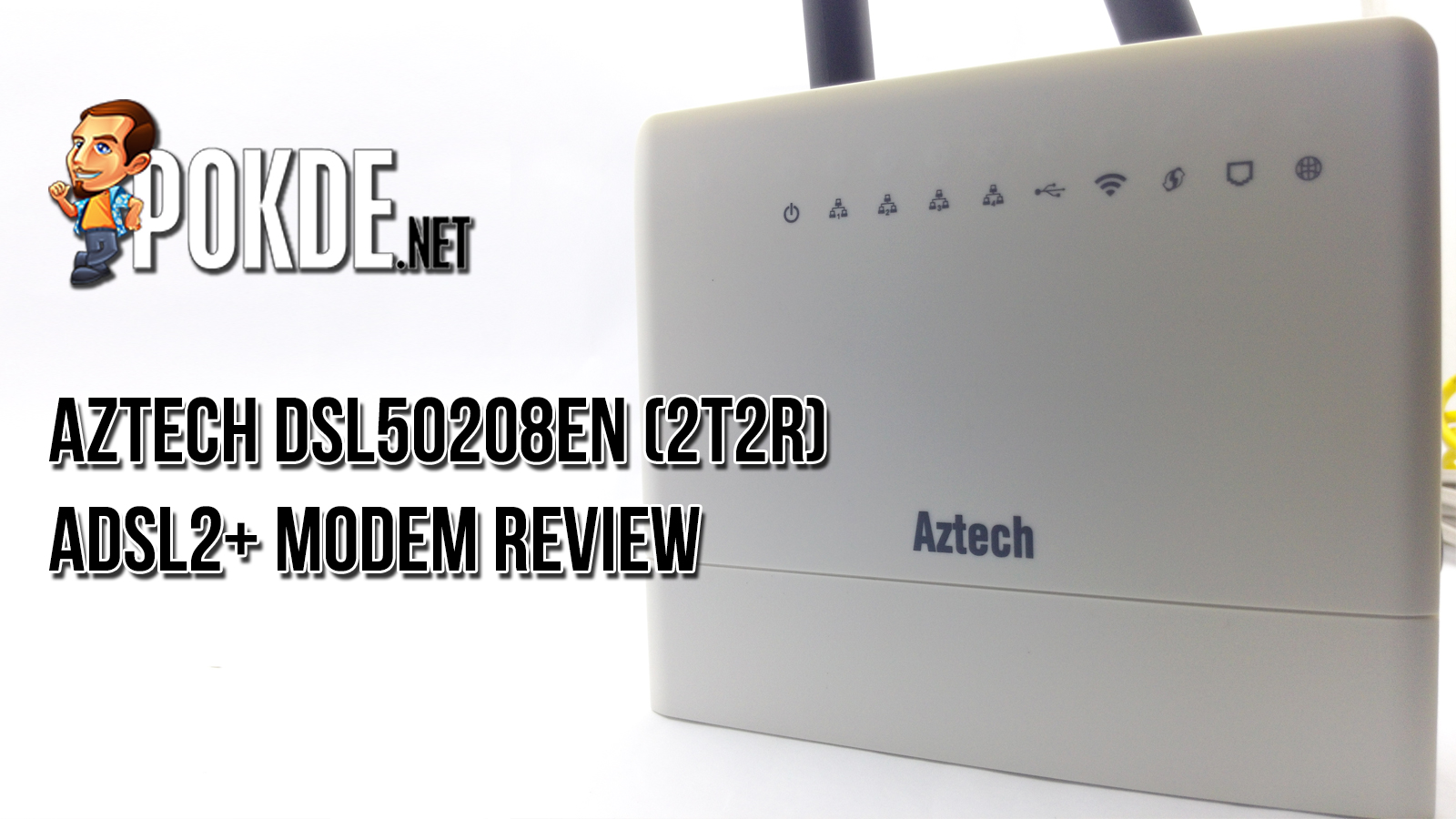 Aztech DSL5028EN (2T2R) ADSL2+ modem review 33