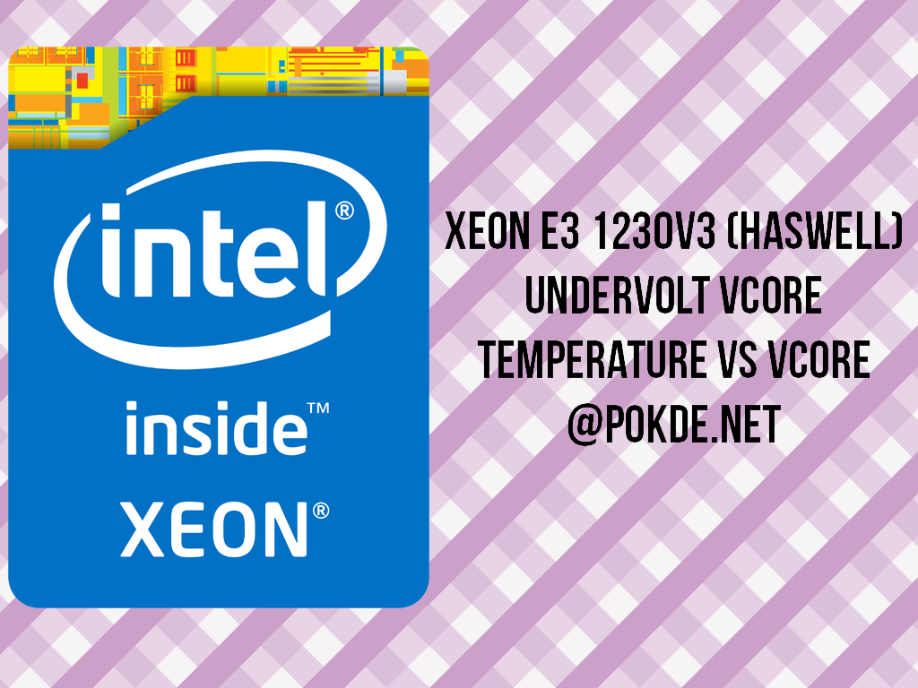 Intel Xeon E3 1230V3 Undervolting Benchmark 20