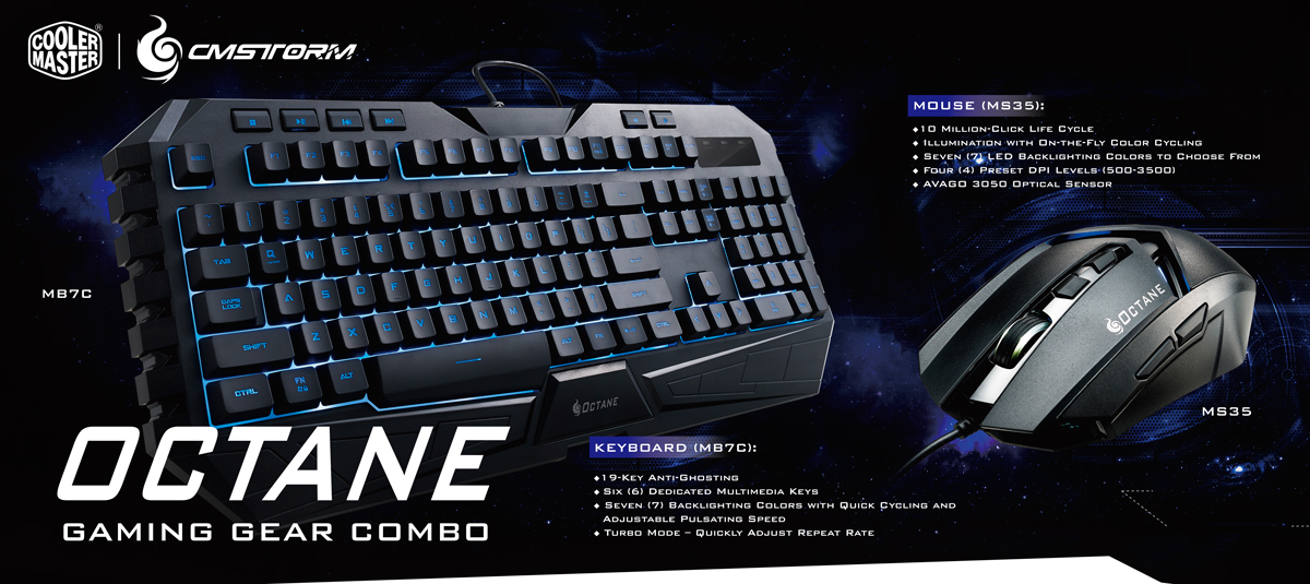 Cooler Master launches CM Storm Octane Keyboard and Mouse 41