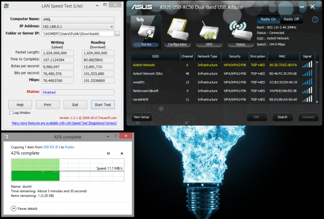 PC1 to LAPTOP 2.4ghz