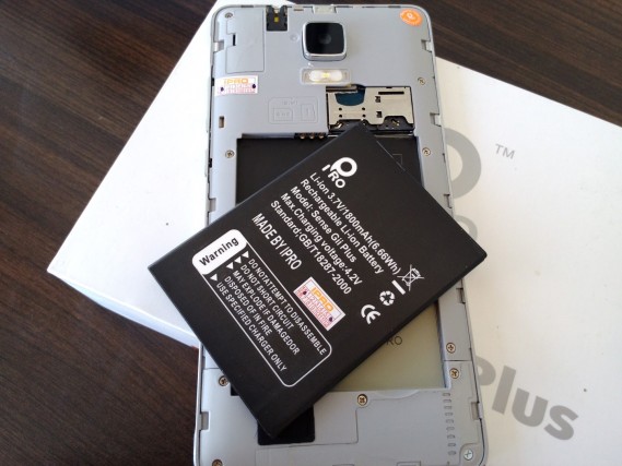 IPRO Sense Gii Plus back cover removed