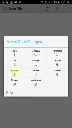 Choose Power Category