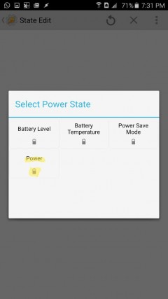 Choose Power State icon