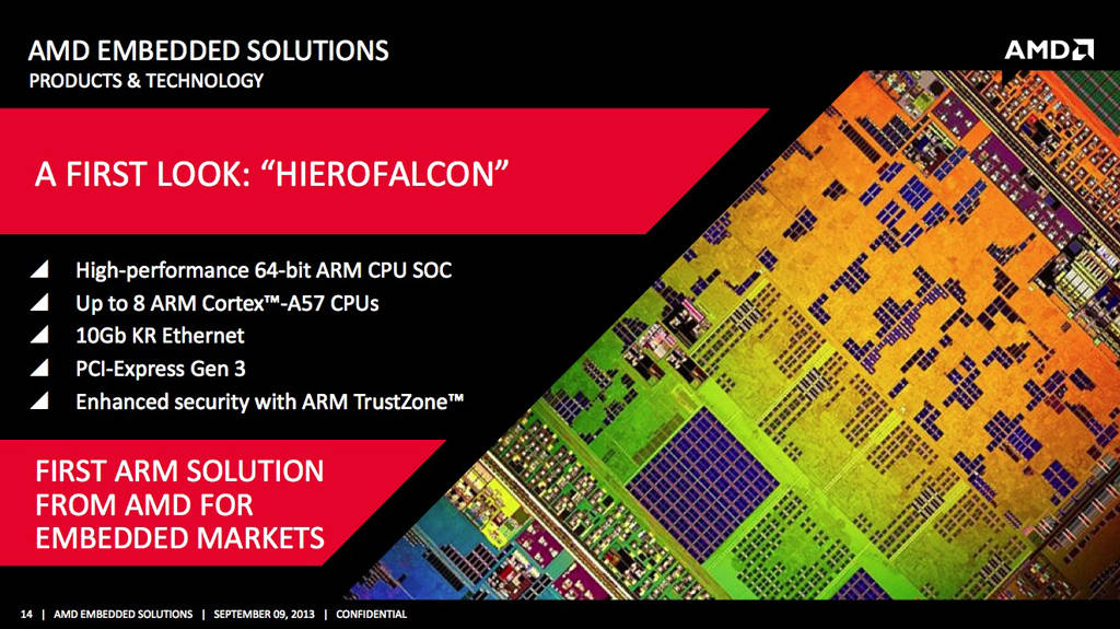 AMD Hierofalcon surfaced — 2 GHz octacore 28nm ARM chip 37