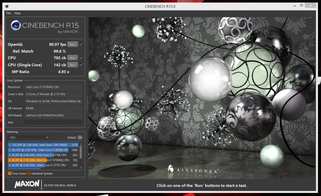 Cinebench GP62