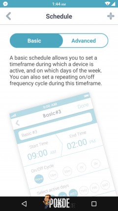 DLink myHome schedule