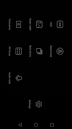camera modes Huawei P8