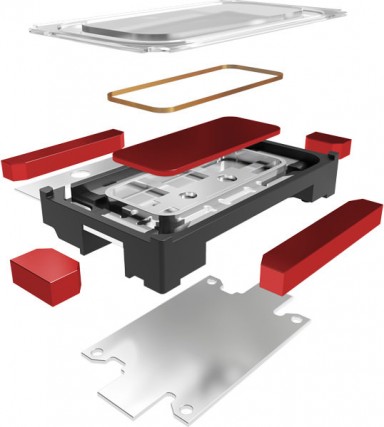 Five Magnet speakers construction