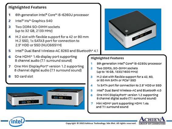 Intel NUC comparison