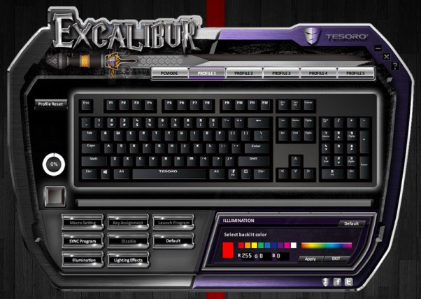 Tesoro Excalibur Spectrum driver 2