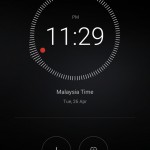 Huawei Mate 8 clock