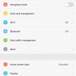 Huawei Mate 8 settings