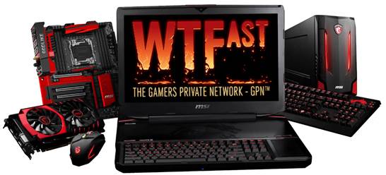 MSI announces exclusive partnership with WTFast GPN 38