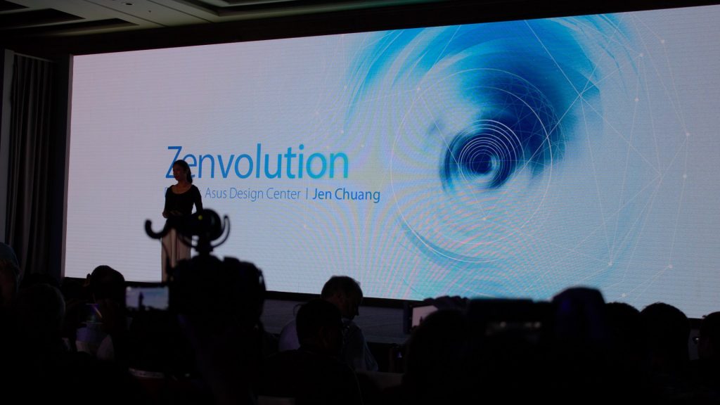 Let's move to the Zenfone 3. Jen Chuang, director of Asus Design Centre takes over.