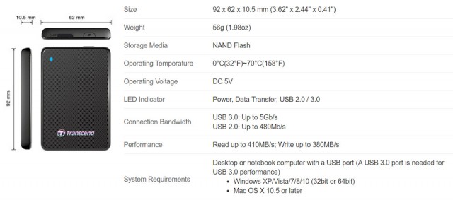 Transcend ESD400-10