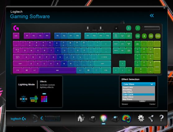 Logitech G810-Logitech Gaming Software 3