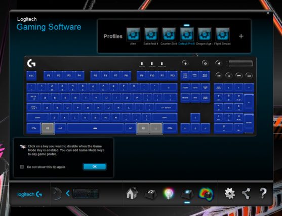 Logitech G810-Logitech Gaming Software 4