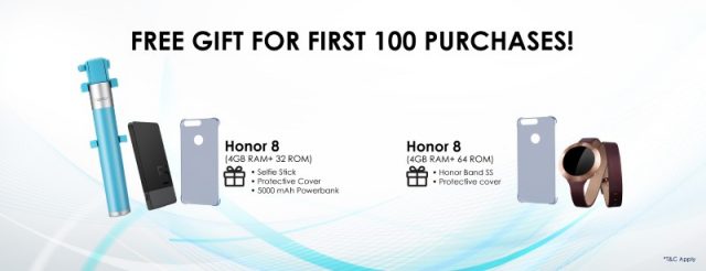 Honor 8 - First 100 buyers giftpack (Custom)