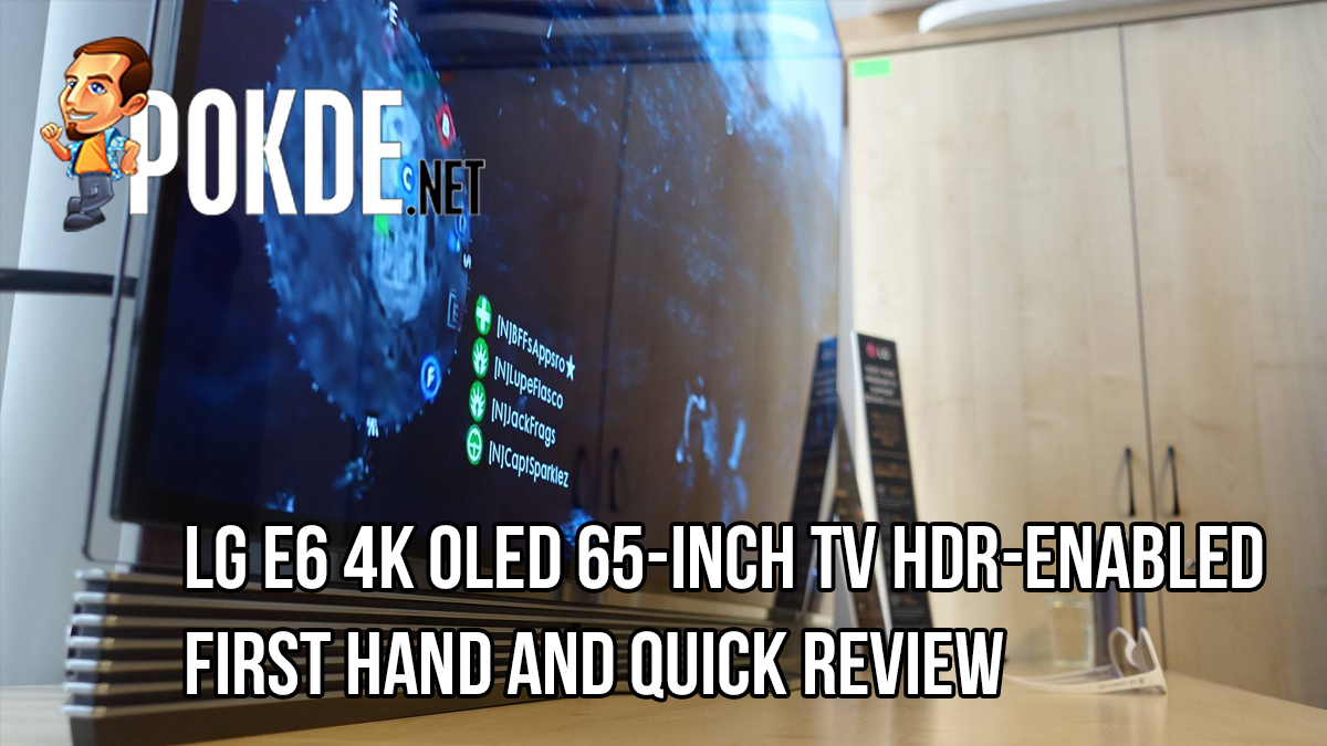 LG E6 4K OLED TV —First Impressions 32