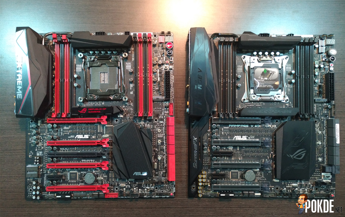 First Impressions And Comparison ASUS ROG Rampage V Extreme Vs