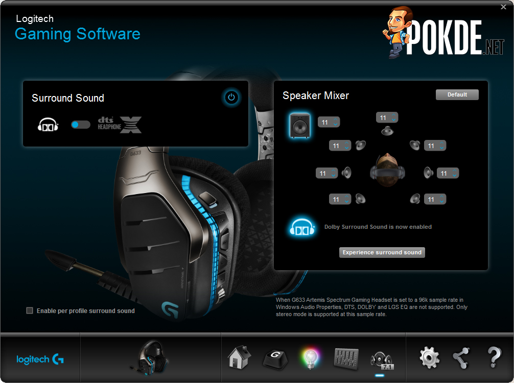Logitech G633 Artemis Spectrum Rgb 7 1 Surround Gaming Headset Review Pokde Net