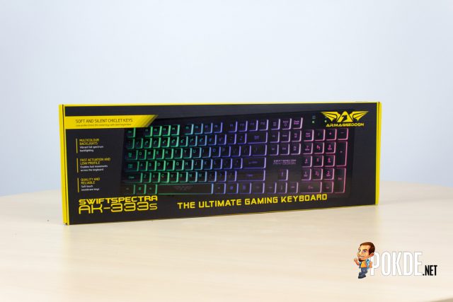 ARMAGGEDDON SwiftSpectra AK-333s review — a chiclet gaming keyboard ...