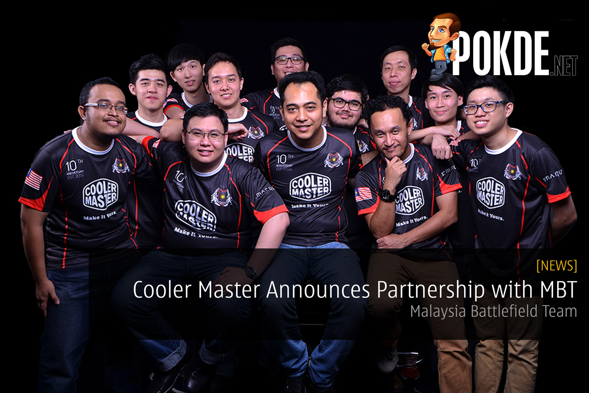 Cooler Master Announces Partnership with Malaysia Battlefield Team (MBT) 32