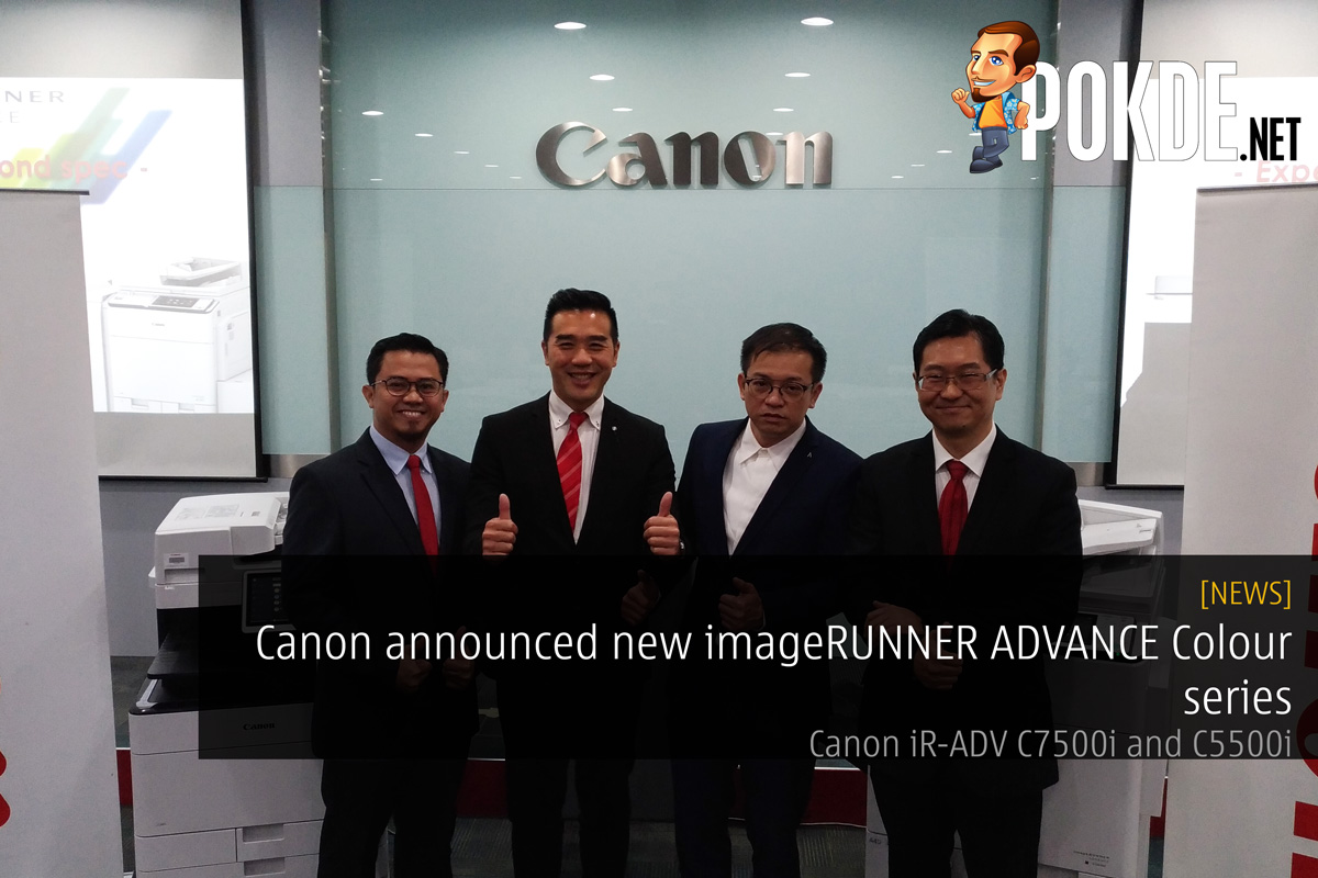 Canon announced new imageRUNNER ADVANCE Colour series — Canon iR-ADV C7500i and C5500i 24