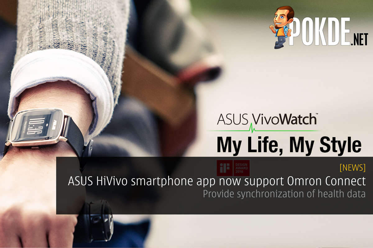 ASUS HiVivo smartphone app now support Omron Connect — provide synchronization of health data 26