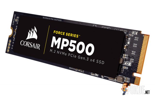 Corsair launched the Corsair Force Series MP500 SSD — Corsair’s fastest M.2 SSD with NVMe 25