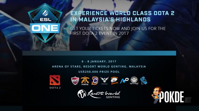 NVIDIA powers first ESL One Genting 2017 with GeForce GTX 32