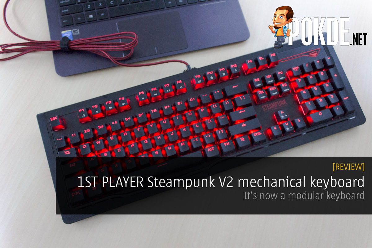 1ST PLAYER Steampunk V2 mechanical keyboard review — it's now modular 31