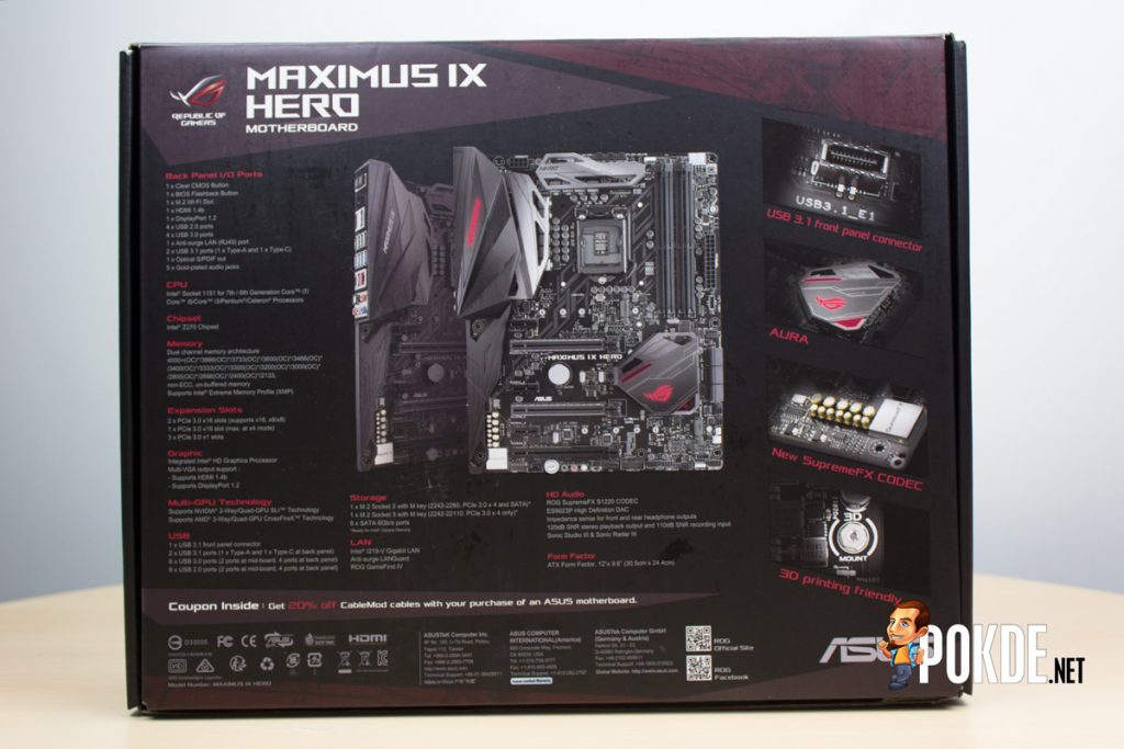 ASUS ROG Maximus IX Hero review - leave its competitors behind 23