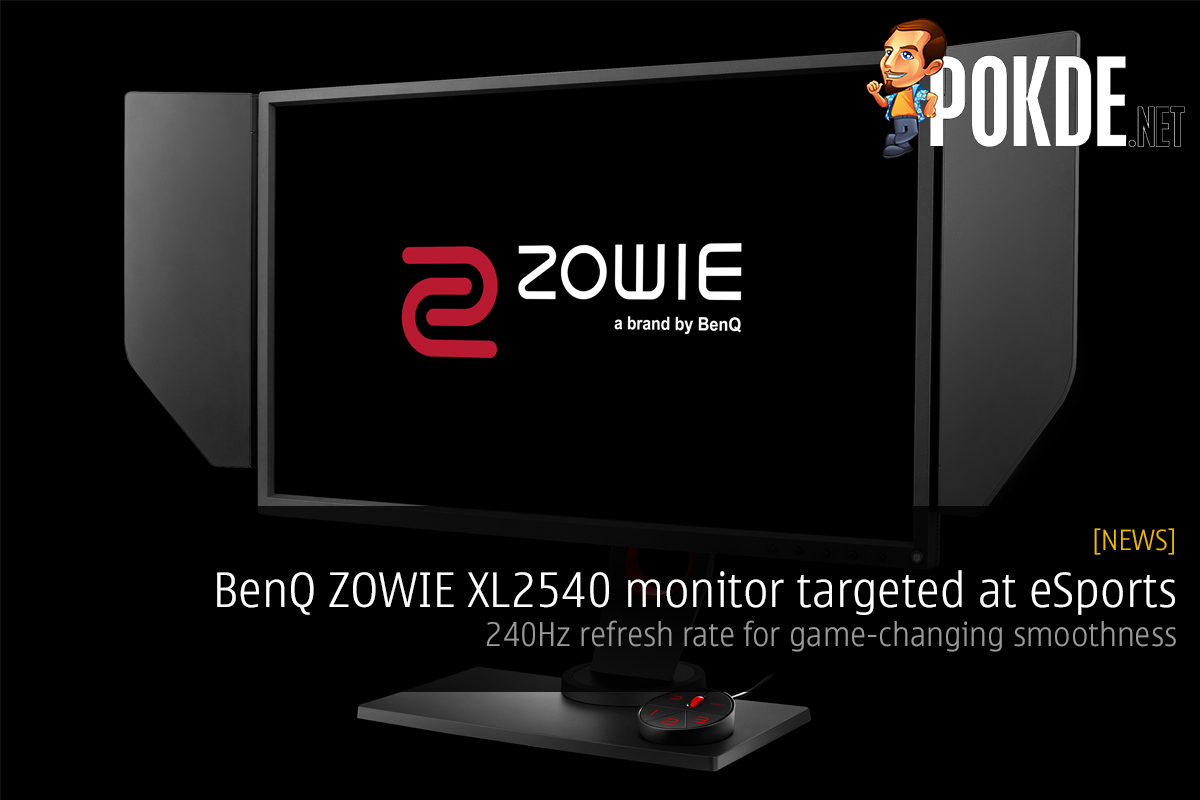 BenQ ZOWIE XL2540 monitor targeted at eSports 34