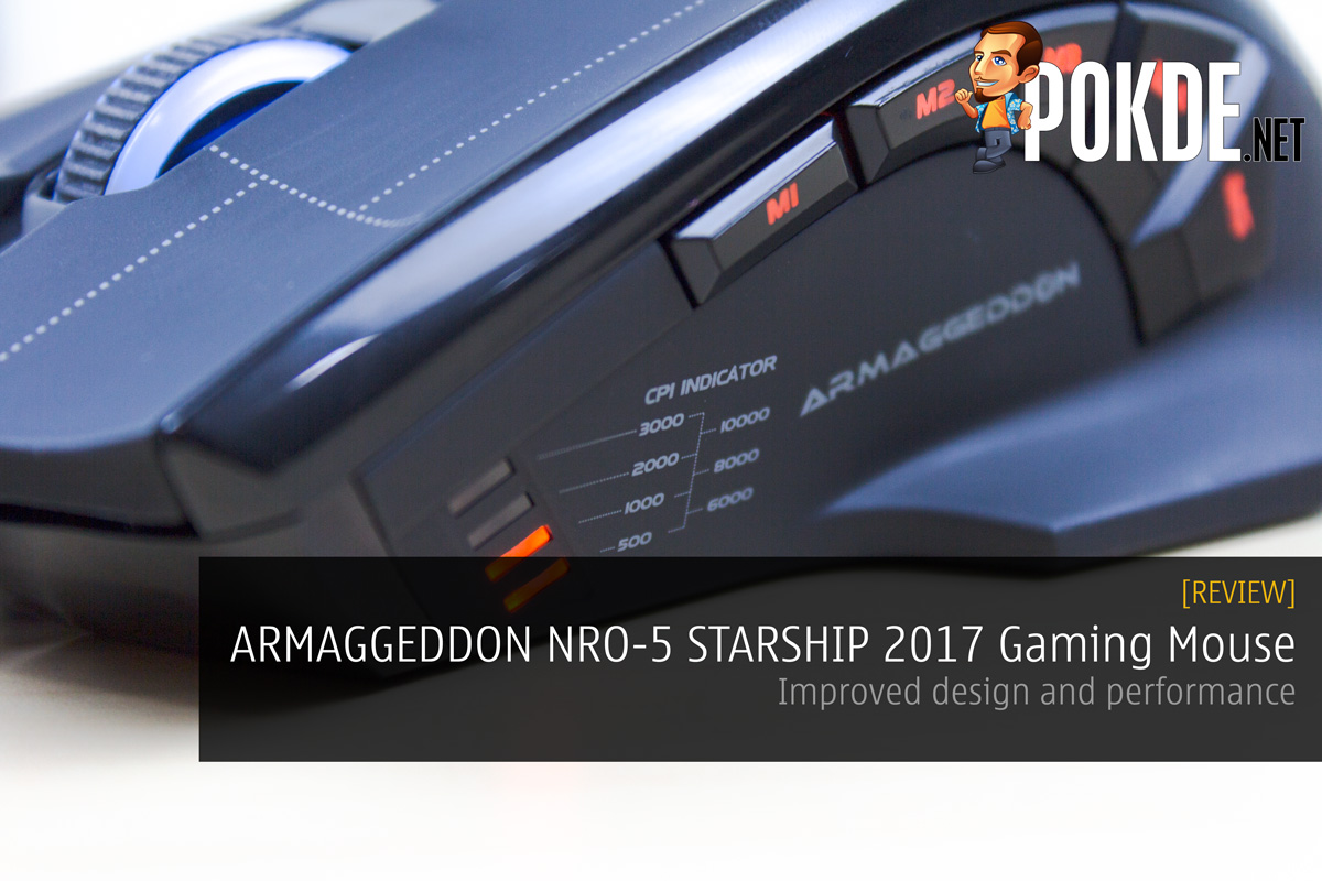 ARMAGGEDDON NRO-5 STARSHIP III 2017 Edition Gaming Mouse Review - Improved design and performance 27