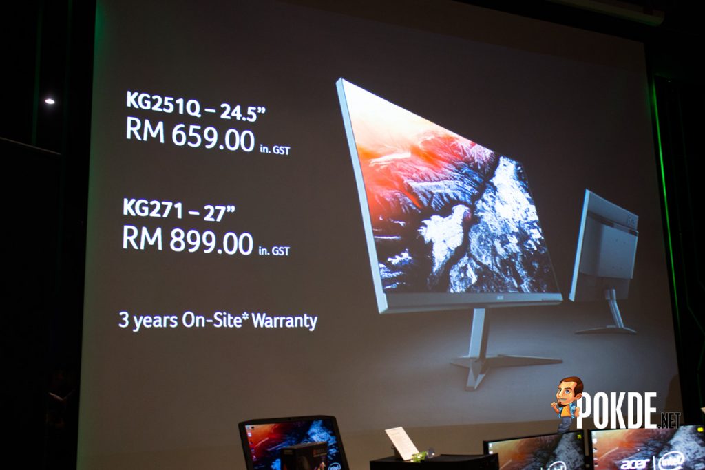 Acer launches new gaming devices lineup – Acer Aspire VX 15, Acer KG251Q & KG271, and Acer Aspire GX781 35