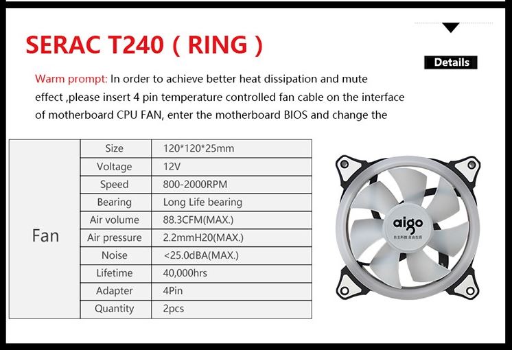 Aigo Serac T120 AIO Liquid Cooler Review — affordable yet good looking 43