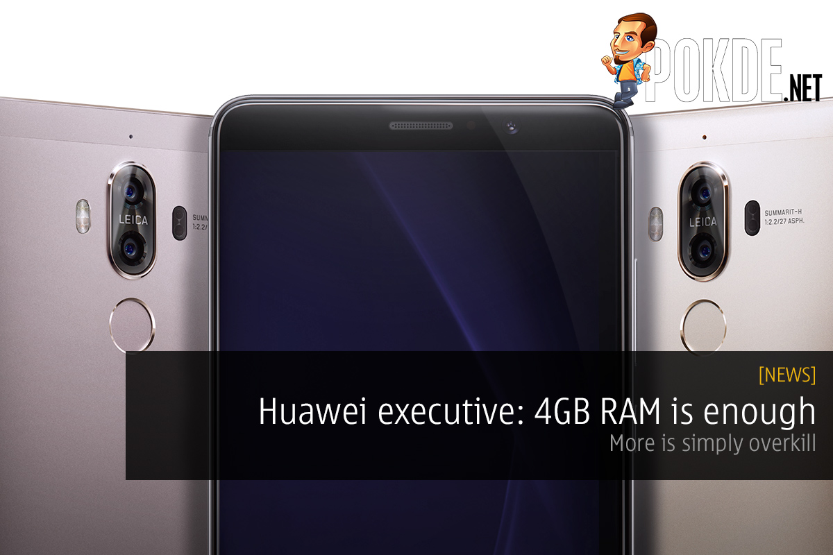 Huawei executive: 4GB RAM is enough, more is simply overkill 29