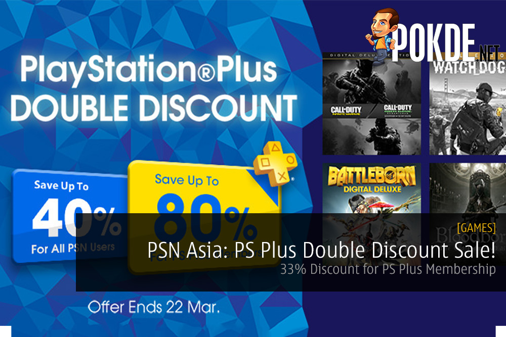 PlayStation Plus Double Discount Campaign Sale