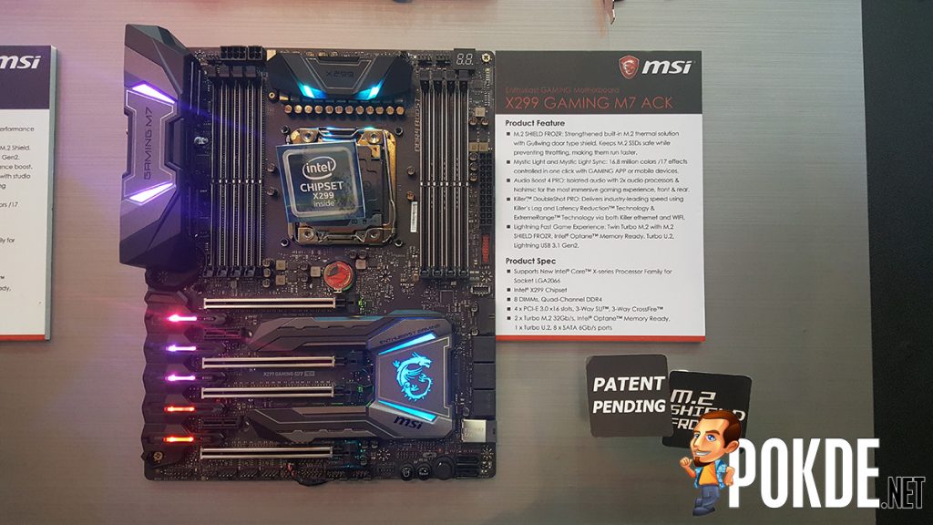 MSI unleashes high-end X299 motherboards at Computex 2017. Enjoy new technologies and insane performance 24