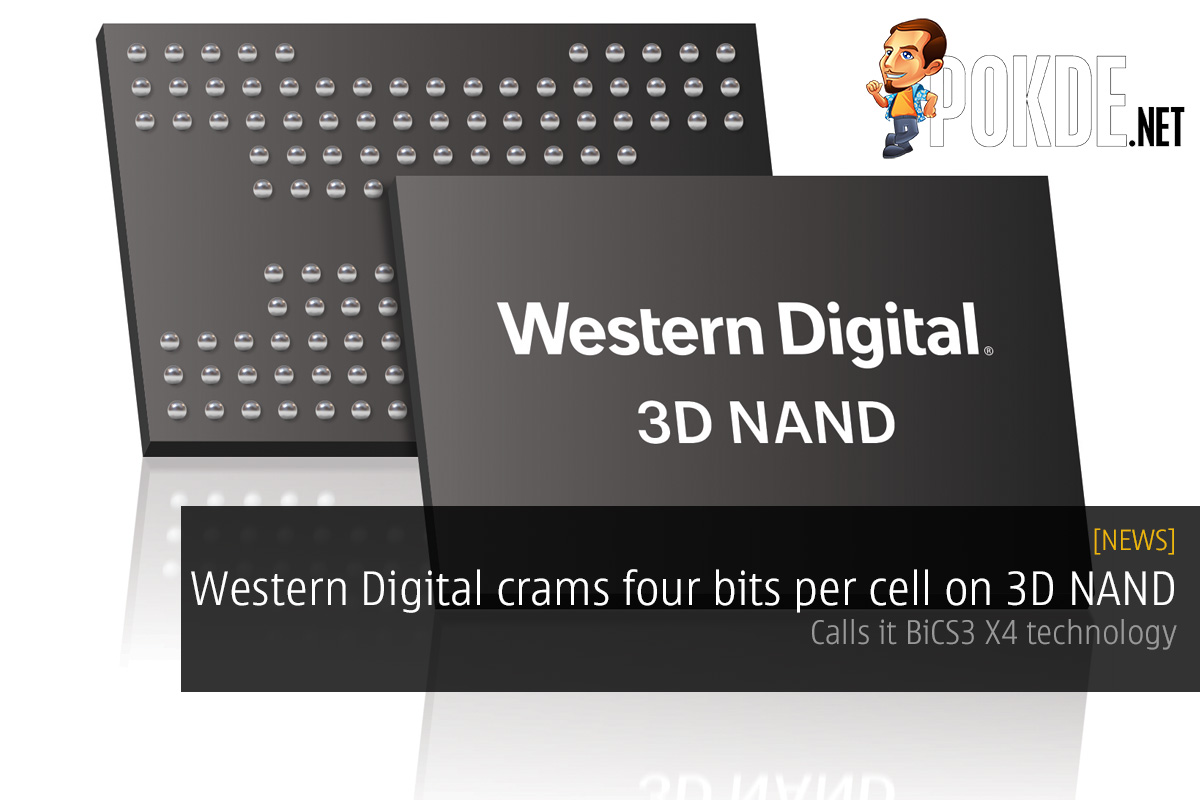 Western Digital crams four bits per cell on 3D NAND; calls it BiCS3 X4 technology 26