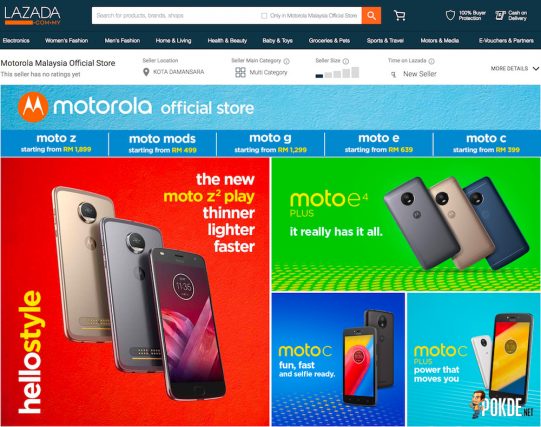 Motorola is now officially on Lazada; enjoy exclusive promotions until 31st August! 31