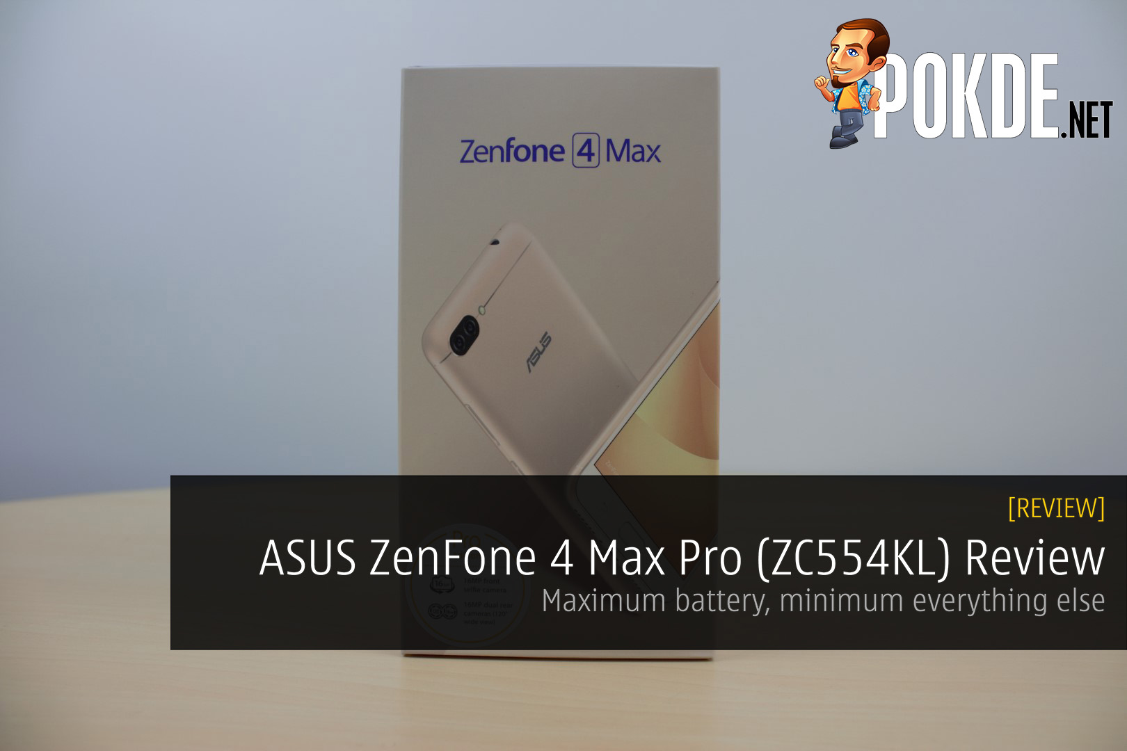 ASUS ZenFone 4 Max Pro (ZC554KL) Review - Maximum battery, minimum everything else 32