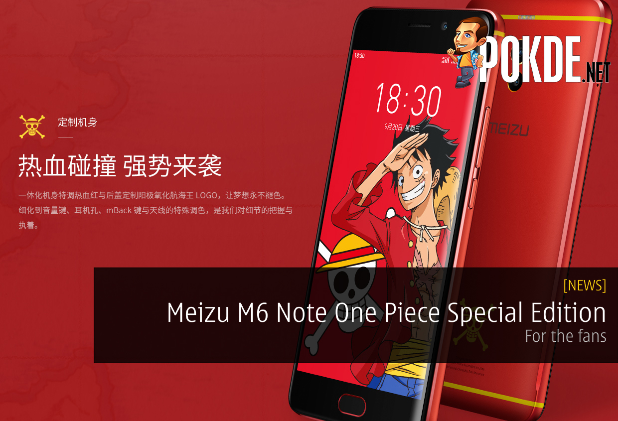 Meizu Unveil Meizu M6 Note One Piece Special Edition 32