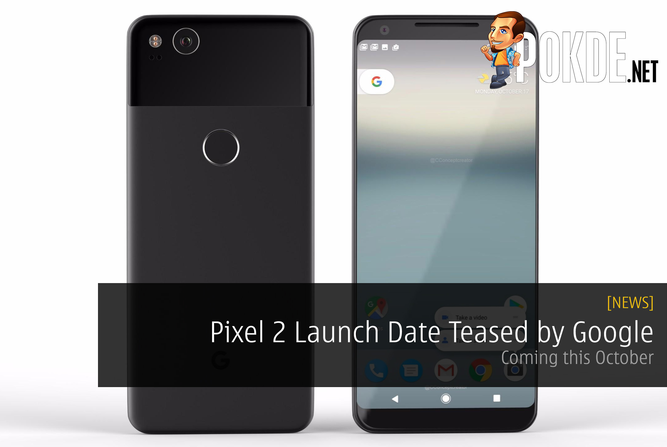 Pixel 2 Launch Date Teased by Google - Coming this October 31