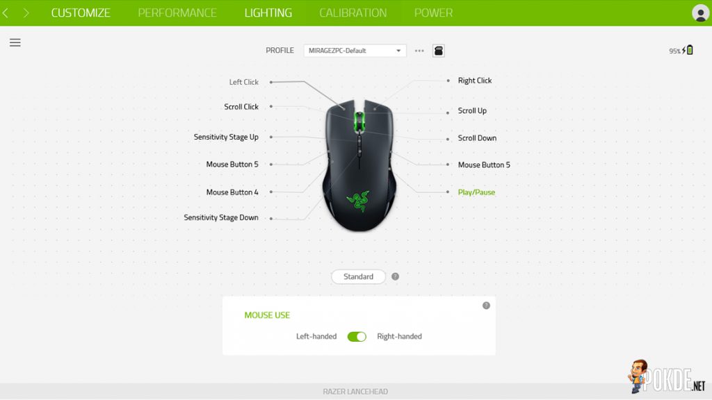 Razer Lancehead wireless gaming mouse review 40