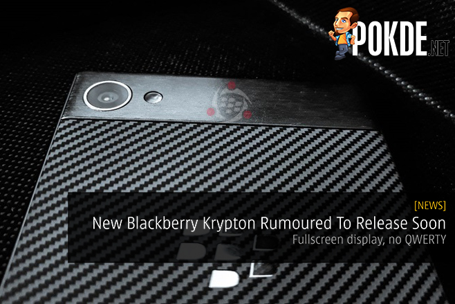 Blackberry Krypton Rumoured To Release Sometime This Month - Fullscreen display, no QWERTY 34