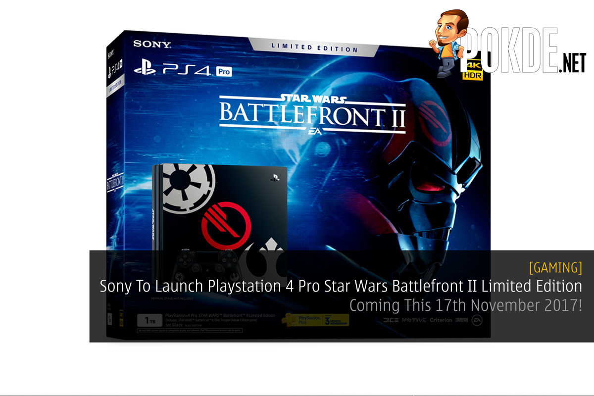 Sony To Launch Playstation 4 Pro Star Wars Battlefront II Limited Edition; Coming This 17th November 2017! 31