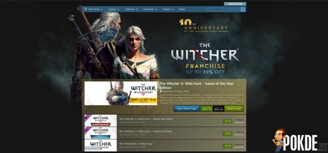 Witcher Game Series on Sale Now to Celebrate Series' 10th Anniversary - Up to 85% off! 22